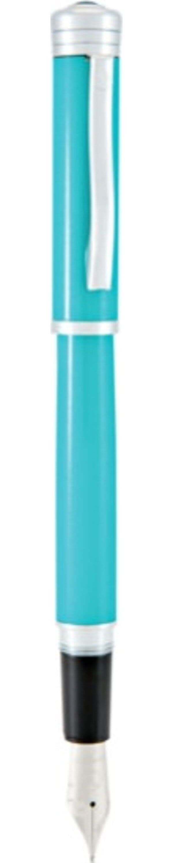 Penna stilografica Strata - tratto medio - fusto turchese - Monteverde Cancelleria e prodotti per ufficio/Penne matite scrittura e correzione/Penne e ricariche/Penne stilografiche Eurocartuccia - Pavullo, Commerciovirtuoso.it