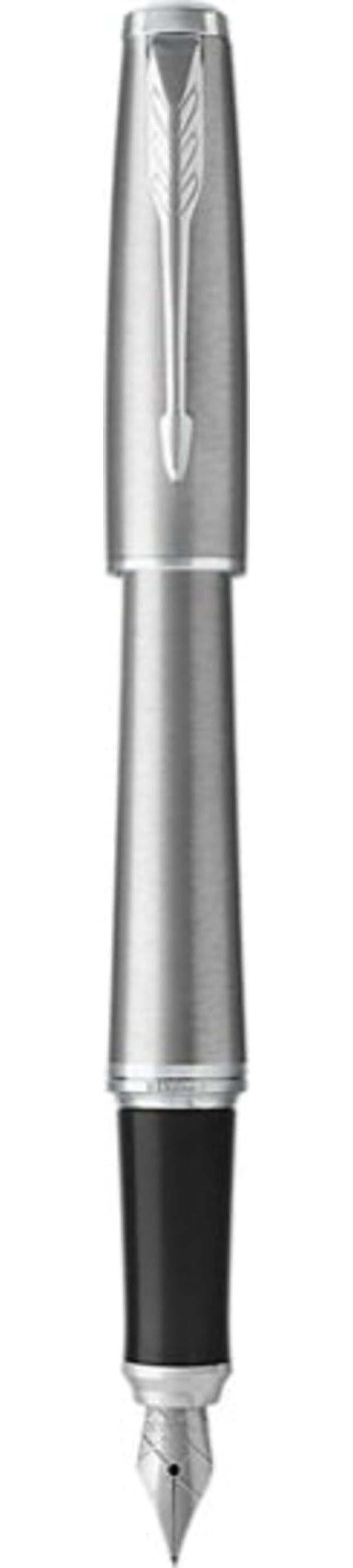 Penna stilografica Urban Metro Metallic CT - punta M - Parker Cancelleria e prodotti per ufficio/Penne matite scrittura e correzione/Penne e ricariche/Penne stilografiche Eurocartuccia - Pavullo, Commerciovirtuoso.it