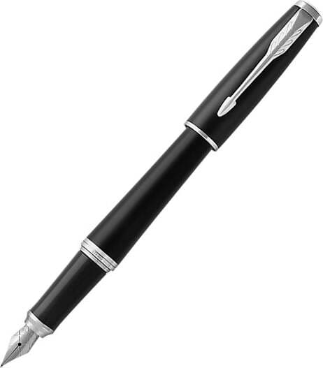 Penna stilografica Urban Muted Black CT - punta M - Parker Cancelleria e prodotti per ufficio/Penne matite scrittura e correzione/Penne e ricariche/Penne stilografiche Eurocartuccia - Pavullo, Commerciovirtuoso.it