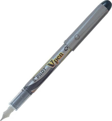 Penna stilografica Vpen Silver - nero - Pilot Cancelleria e prodotti per ufficio/Penne matite scrittura e correzione/Penne e ricariche/Penne stilografiche Eurocartuccia - Pavullo, Commerciovirtuoso.it