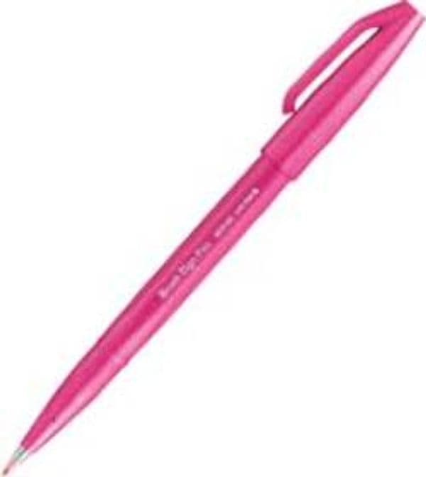 Pennarello Brush Sign Pen - rosa - Pentel Cancelleria e prodotti per ufficio/Penne matite scrittura e correzione/Penne e ricariche/Penne a punta porosa Eurocartuccia - Pavullo, Commerciovirtuoso.it