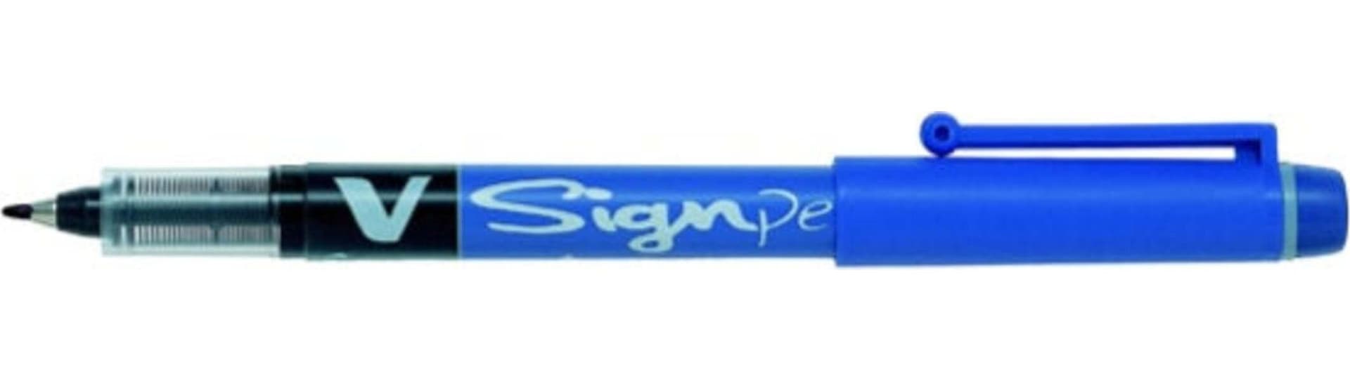 Pennarello V Signpen punta feltro - punta 2 mm - blu - Pilot Cancelleria e prodotti per ufficio/Penne matite scrittura e correzione/Penne e ricariche/Penne a punta porosa Eurocartuccia - Pavullo, Commerciovirtuoso.it