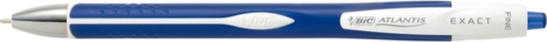 Penne a sfera a scatto Atlantis Exact - punta 0 7mm - blu - Bic - conf. 12 pezzi Cancelleria e prodotti per ufficio/Penne matite scrittura e correzione/Penne e ricariche/Penne roller a inchiostro gel Eurocartuccia - Pavullo, Commerciovirtuoso.it