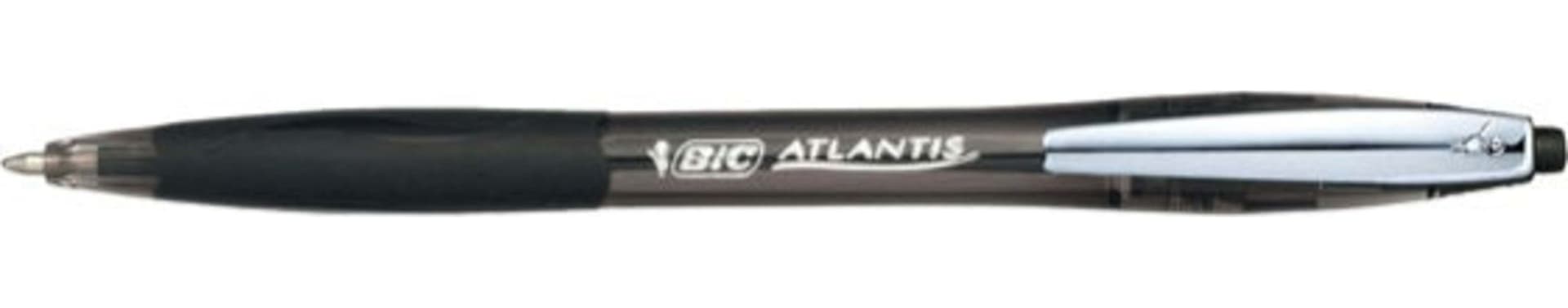 Penne a sfera a scatto Atlantis Soft - punta 1 0mm - nero - clip in metallo - Bic - conf. 12 pezzi Cancelleria e prodotti per ufficio/Penne matite scrittura e correzione/Penne e ricariche/Penne roller a inchiostro gel Eurocartuccia - Pavullo, Commerciovirtuoso.it