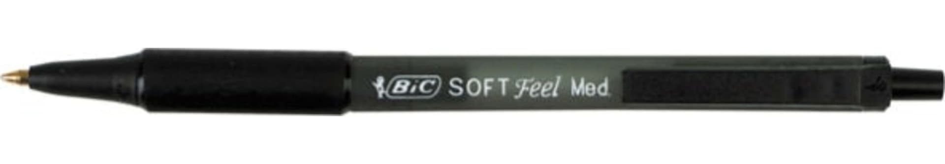 Penne a sfera a scatto Soft Feel - punta 1 0mm - nero - Bic - conf. 12 pezzi Cancelleria e prodotti per ufficio/Penne matite scrittura e correzione/Penne e ricariche/Penne roller a inchiostro gel Eurocartuccia - Pavullo, Commerciovirtuoso.it