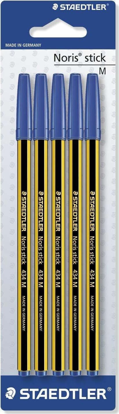 Penne a sfera Staedtler 434M3BK5I inchiostro Blu Cancelleria e prodotti per ufficio/Penne matite scrittura e correzione/Penne e ricariche/Penne roller a inchiostro gel Scontolo.net - Potenza, Commerciovirtuoso.it