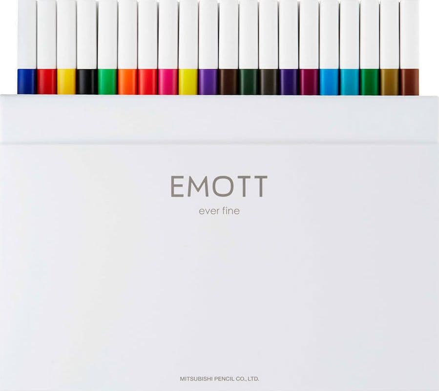 Penne Fineliner Inchiostro A Base Di Acqua Emott Pen Tratto 0,4 Mm Set 40 Colori Non Sbavano in Penne roller a inchiostro liquido Cartolibreria La Fenice - Spadafora, commercioVirtuoso.it