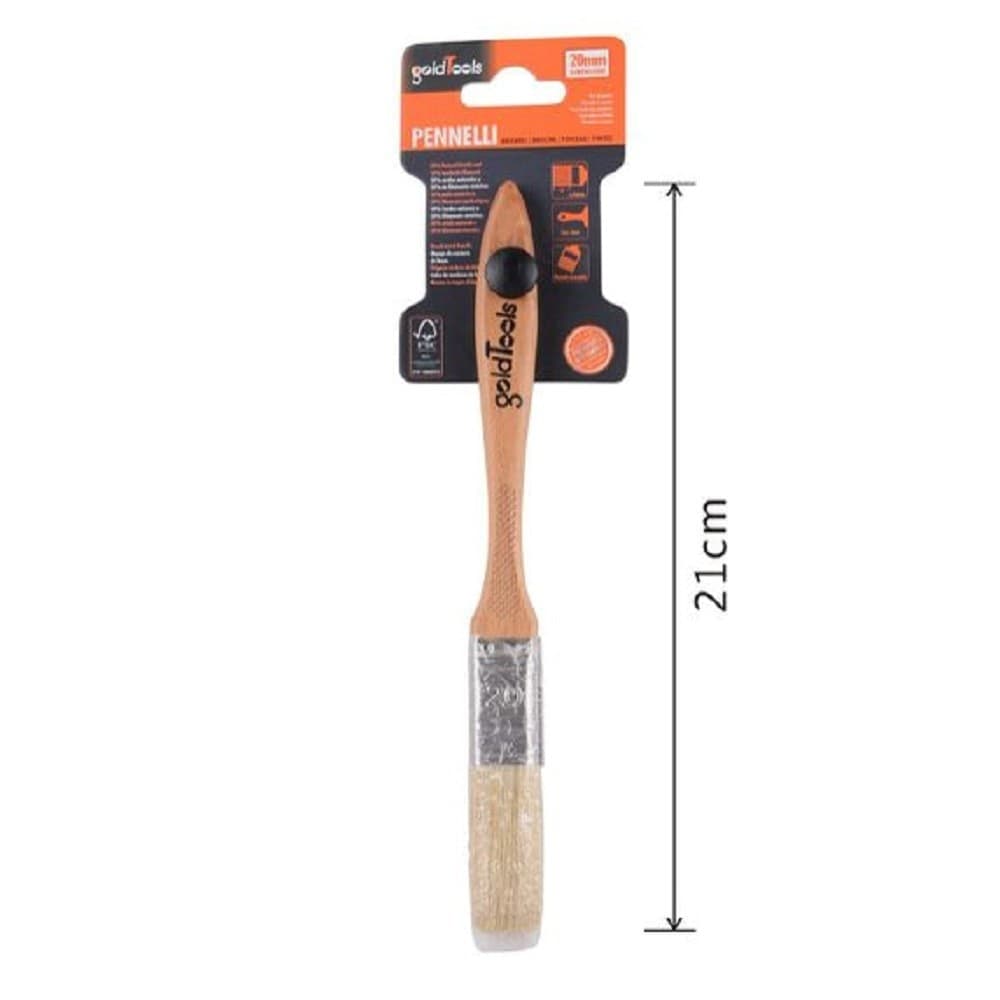 Pennello Piatto 21cm Con Manico Legno Setole Morbide Per Pittura Vernice 90201 Casa e cucina/Hobby creativi/Pittura/Pennelli Trade Shop italia - Napoli, Commerciovirtuoso.it