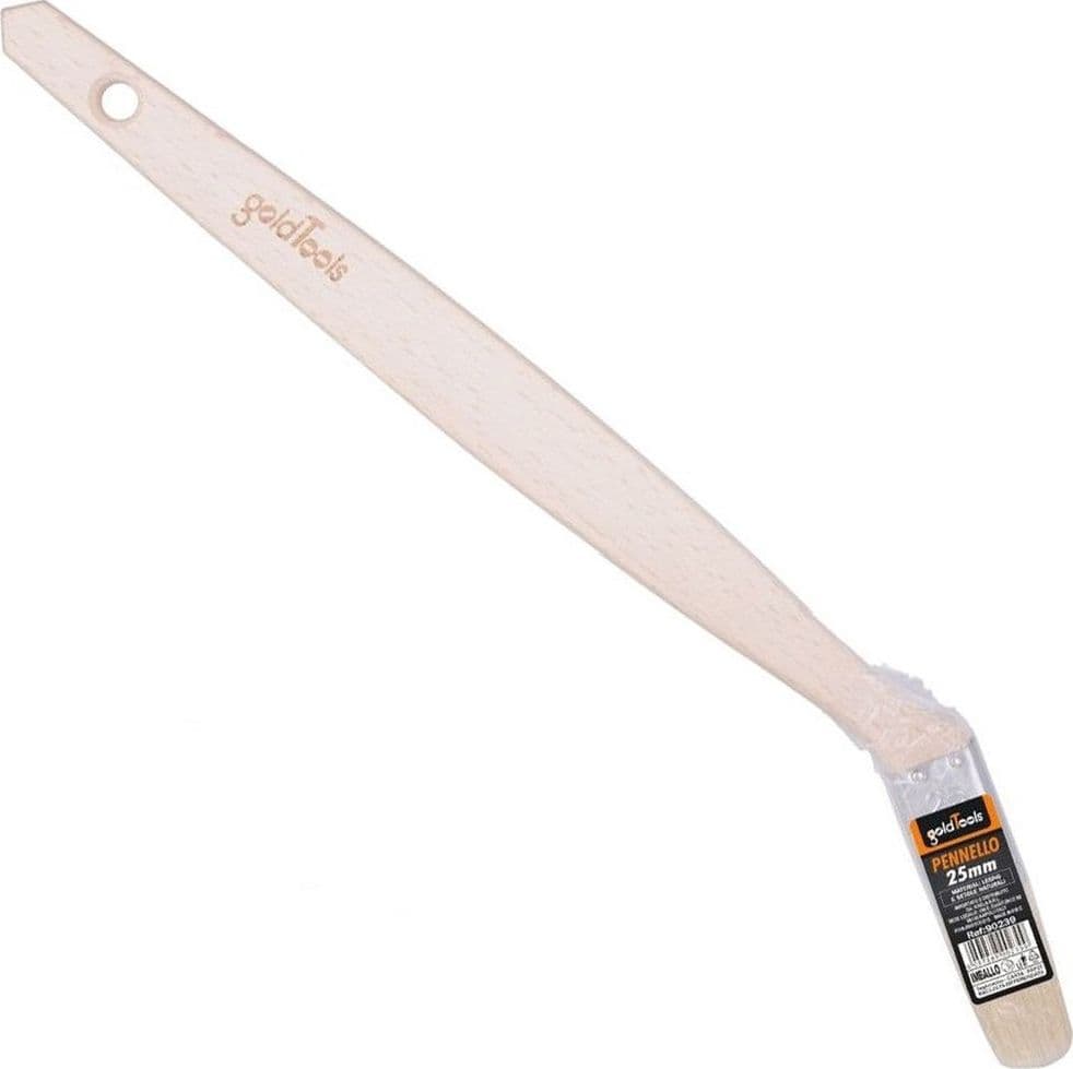 Pennello Piatto 25 Mm Obliquo Manico In Legno Lungo Collo Angolare Pittura 90239 Fai da te/Pitture trattamenti per pareti e utensili/Strumenti e attrezzi per verniciatura/Applicazione colore/Pennelli/Pennellesse Trade Shop italia - Napoli, Commerciovirtuoso.it