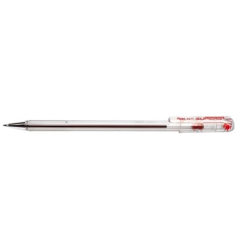 Pentel-12-Penne-a-Sfera-Superb-0,7-mm-Rosso