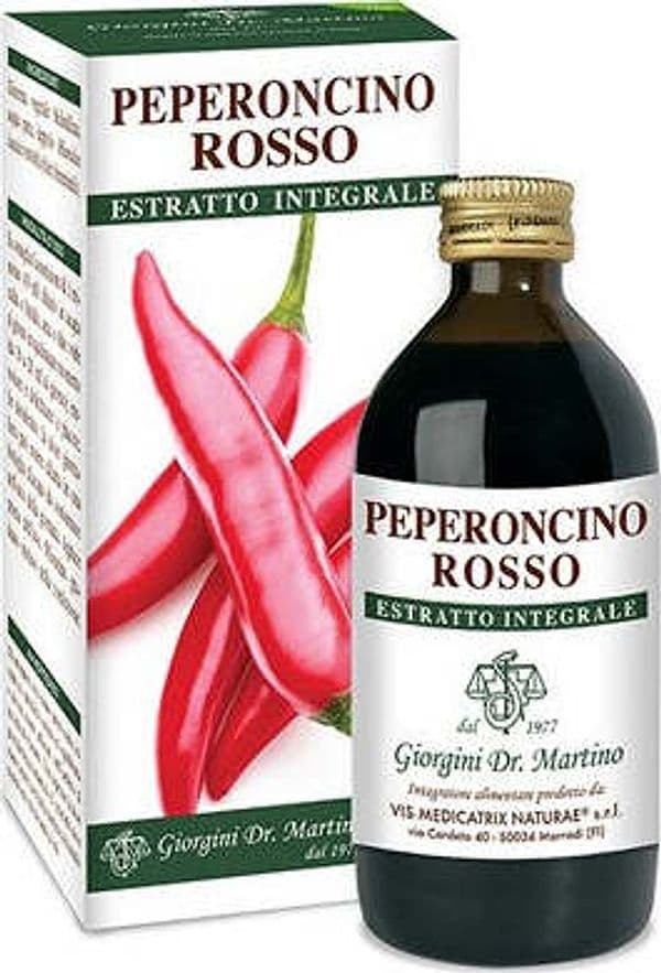 PEPERONCINO ROSSO ESTRATTO INTEGRALE 200 ML