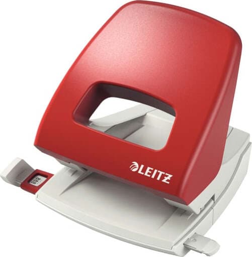Perforatore Metal Rim 5005 - passo 8 cm - massimo 25 fogli - 2 fori - rosso - Leitz Cancelleria e prodotti per ufficio/Archivio ufficio e accessori per scrivania/Spillatrici e perforatrici/Perforatrici Eurocartuccia - Pavullo, Commerciovirtuoso.it