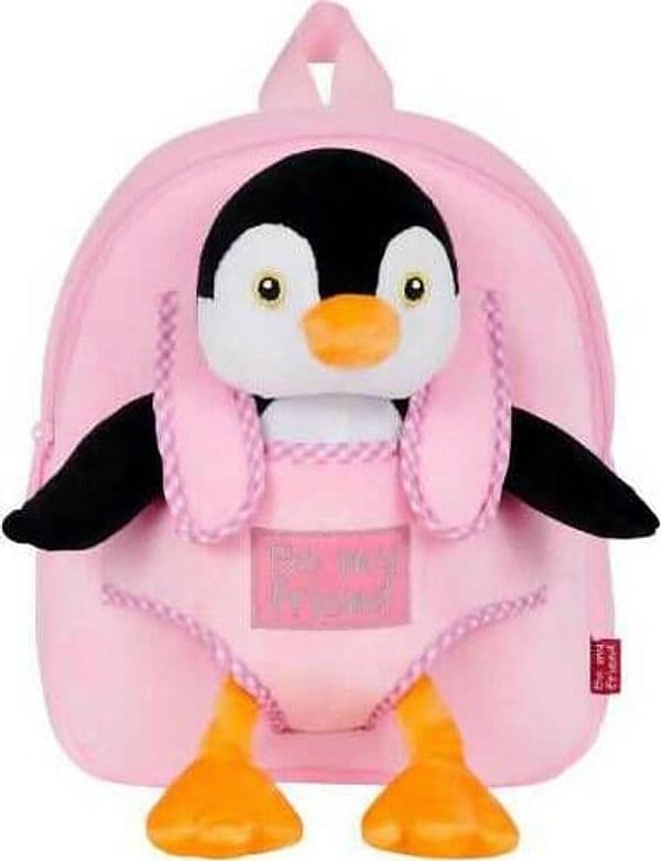 Perletti Mini Zaino “be My Friend” Con Peluche Pinguino Rosa Zainetto Penguin Perletti Cancelleria e prodotti per ufficio/Scuola e materiale didattico/Materiale scolastico/Cartelle e zaini per la scuola/Zainetti per bambini Cartoleria Deja Vu - Crotone, Commerciovirtuoso.it