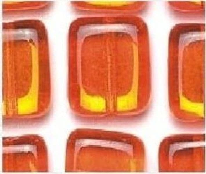 Perline-arancione-quadrato-8-mm