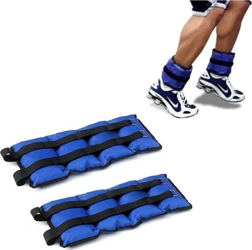 Pesi-Per-Caviglie-E-Polsi-Cavigliere-Sport-Fitness-Cavigliera-Peso-4-Kg-Effetti
