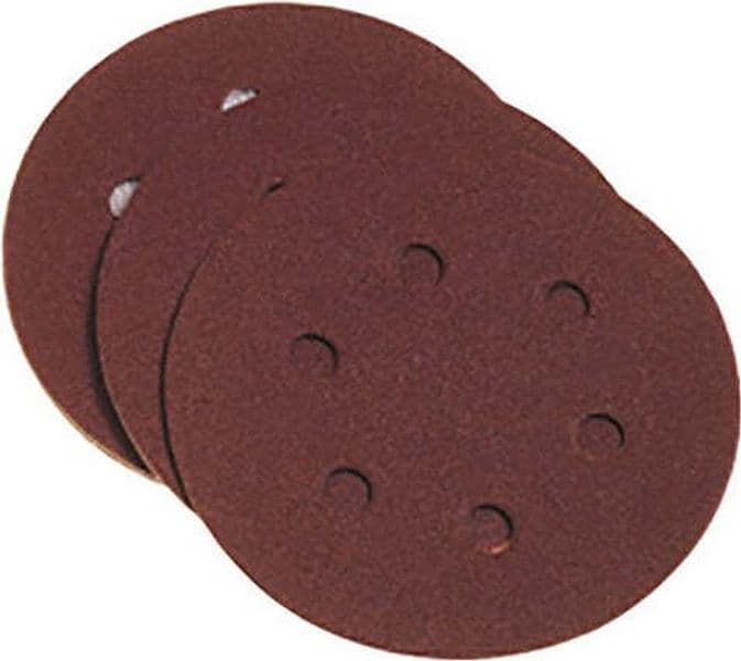 PG---10-PEZZI---DISCHI-ABRASIVI-IN-VELCRO-FORATI-Ø150MM---GRANA-40