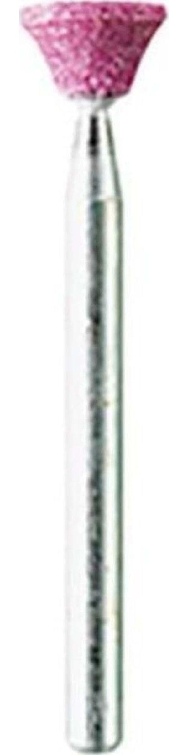 PG - CONFEZIONE DA 2 PEZZI - MINI MOLE ABRASIVE A RUBINO Ø8x6MM
