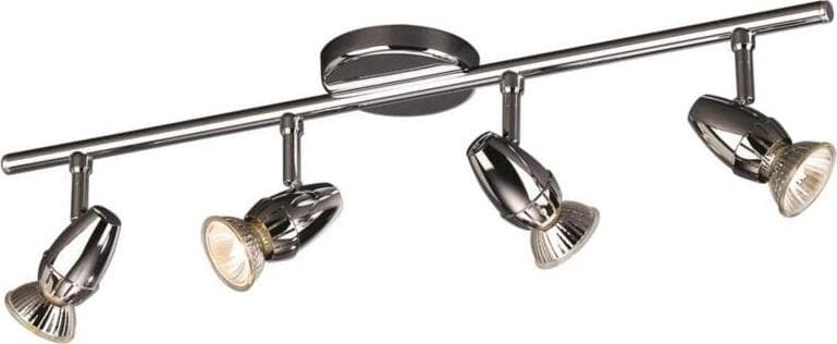 PHILIPS---BARRA-LOTUS-A-4-LUCI-CROMATO-TESTA-CON-INTAGLI