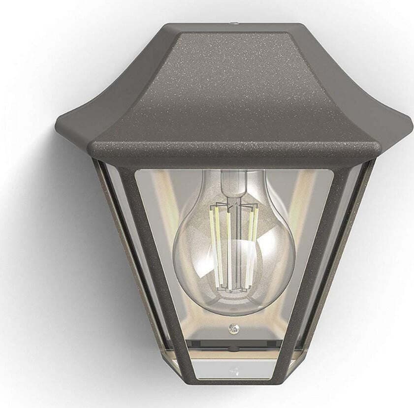 PHILIPS---LAMPADA-A-MURO-CURASSOW-PER-ESTERNO-MARRONE-SPAZOLATO-1XE27-42W