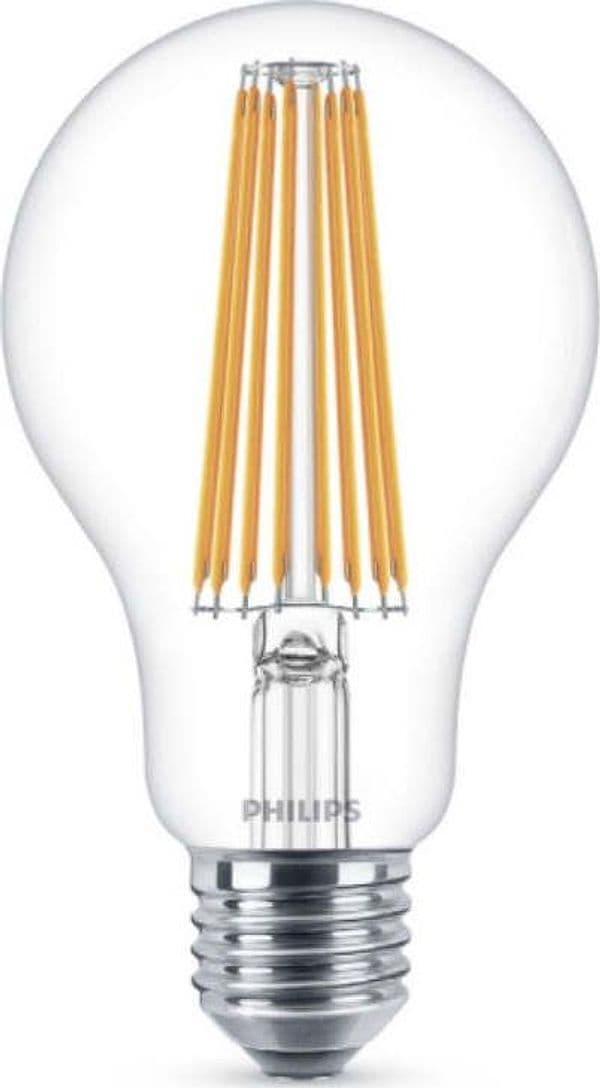 PHILIPS---LAMPADINA-LED-A-GOCCIA-IN-VETRO-CON-FILAMENTO-A-VISTA-100W-E27-6---NON-DIMMERABILE---LUCE-BIANCA-FREDDA