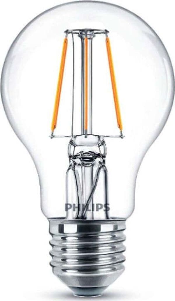 PHILIPS---LAMPADINA-LED-A-GOCCIA-IN-VETRO-CON-FILAMENTO-A-VISTA-40W-E27-65---NON-DIMMERABILE---LUCE-BIANCA-FREDDA