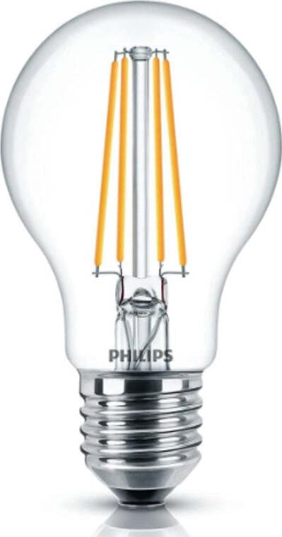 PHILIPS---LAMPADINA-LED-A-GOCCIA-IN-VETRO-CON-FILAMENTO-A-VISTA-60W-E27-40---NON-DIMMERABILE---LUCE-BIANCA-FREDDA