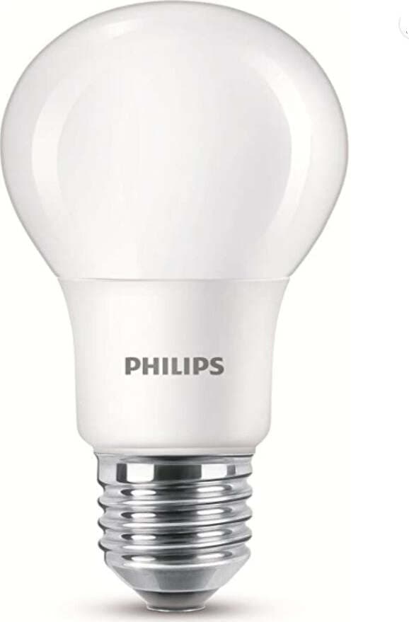 PHILIPS---LAMPADINA-LED-A-GOCCIA-SMERIGLIATA-60W-E27-6500K---NON-DIMMERABILE---LUCE-BIANCA-FREDDA
