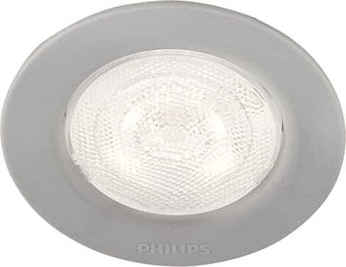 PHILIPS---SPOT-GRIGIO-DA-INCASSO-LUCE-CALDA-BIANCA-LED-3WATT