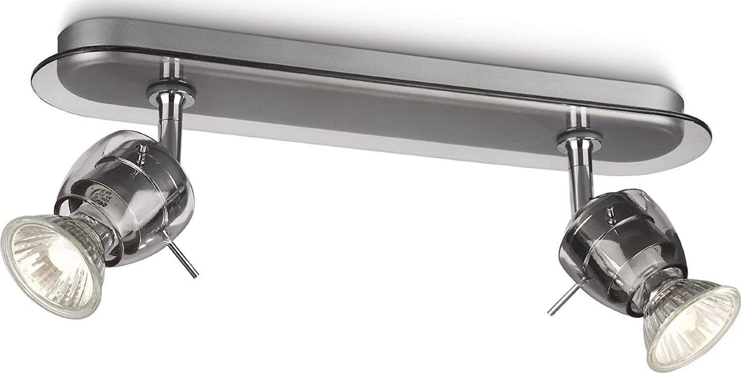 PHILIPS-BARRA-SPOT-2-LUCI-NERA-50W