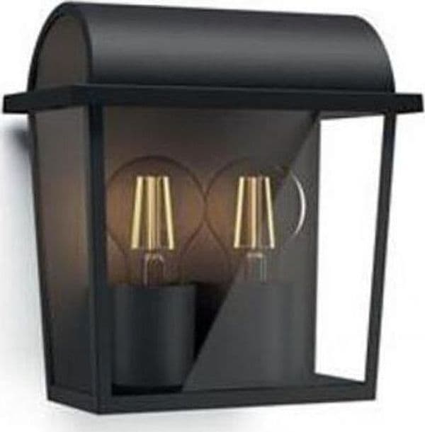 PHILIPS-MYGARDEN-OUTDOOR-LAMPADA-DA-PARETE-PER-ESTERNI-NERO-HAVEREST-E27--2X42W