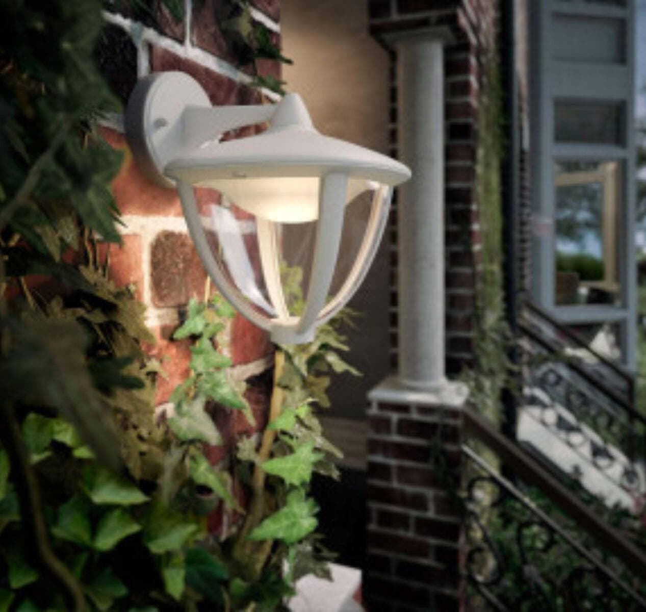 PHILIPS-MYGARDEN-OUTDOOR-WALL-LIGHT-WHITE-LAMPADA-DA-PARETE-LED