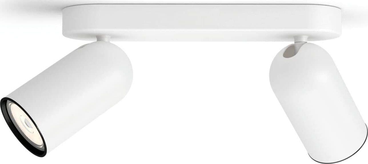 PHILIPS-MYLIVING---SPOT-BIANCO-PONGEE-2xGU10-LED-MAX-5,5W