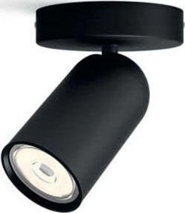 PHILIPS-MYLIVING-SPOT-PONGEE-DA-PARETE-E-SOFFITTO-1XGU10-LED-NERO