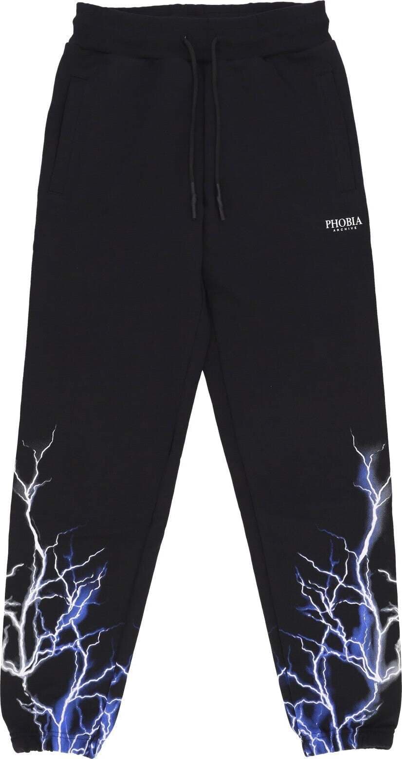 PHOBIA-Pantalone-Tuta-Leggero-Uomo-Lightning-Pant-Black/blue/grey-da-uomo