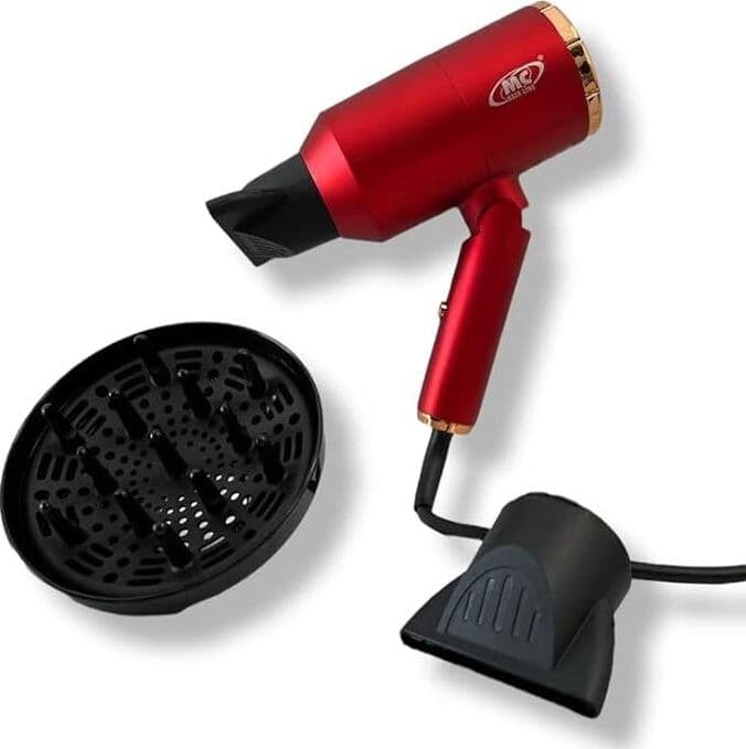 Phon Mc Asciugacapelli Professionale Motore Ac Manico Pieghevole 2 Velocità 2 Temperature Potenza 1800W Diffusore 2 Beccucci Inclusi Bellezza/Cura dei capelli/Strumenti per lo styling/Asciugacapelli e accessori/Asciugacapelli Grow Up - Casoria, Commerciovirtuoso.it