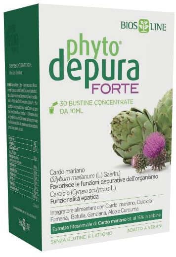 Phytodepura forte concentrato 30 bustine da 10 ml in Carciofo Clubfarma - Melilli, commercioVirtuoso.it