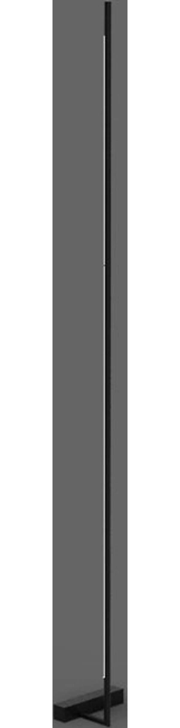 Piantana---Lampada-Da-Terra-Moderno-Tubular-1-Luce-Metallo-Nero-Opaco-Led-17W