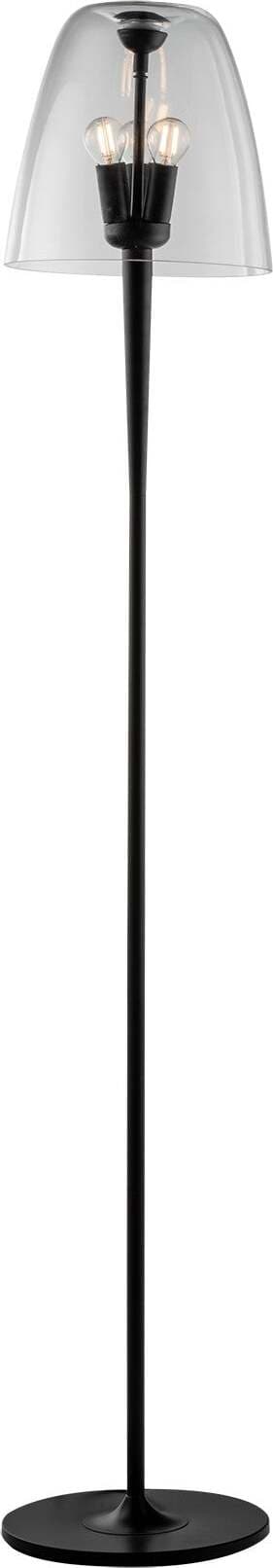 Piantana Ares Trasparente 3Xe14 35X158Cm Illuminazione/Illuminazione per interni/Lampade/Lampade da terra Led Mall Home - Napoli, Commerciovirtuoso.it