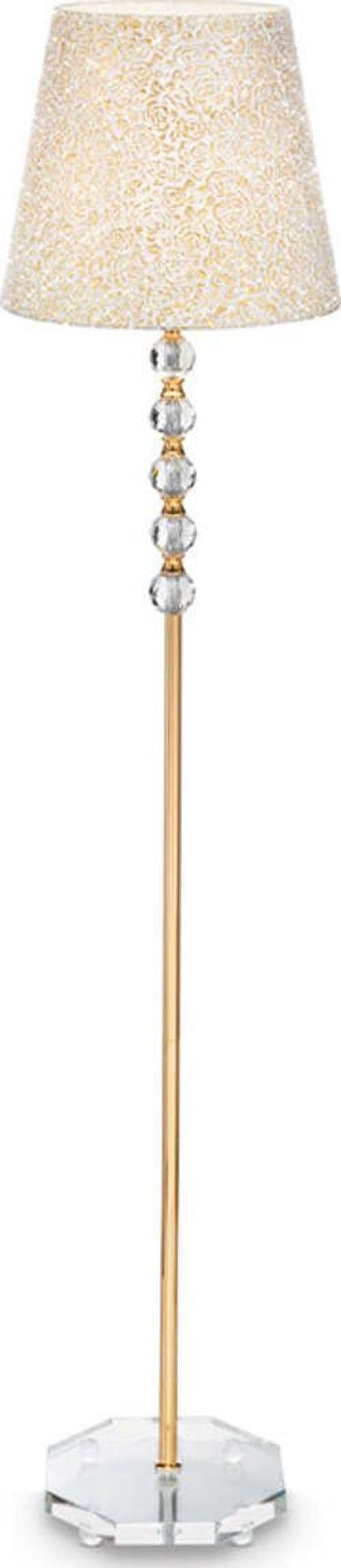 Piantana-Classica-Queen-Metallo-Oro-1-Luce-E27