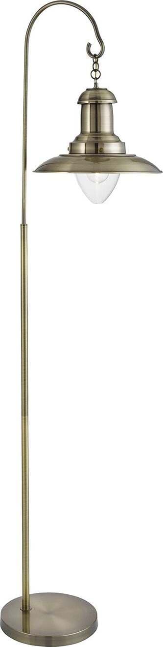 Piantana-Classico-Fisher-Man-Acciaio-Adjustable-Vetro-1-Luce-E27
