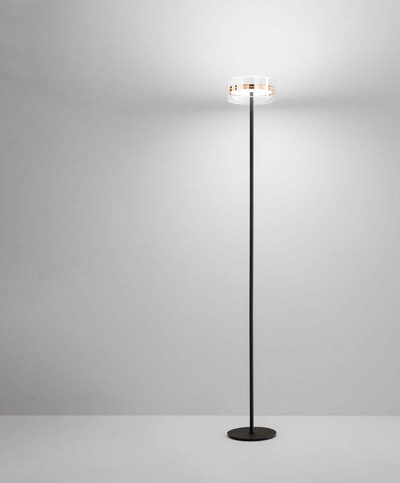 Piantana-Contemporanea-Aere-Metallo-Oro-Led-Integrato-20W