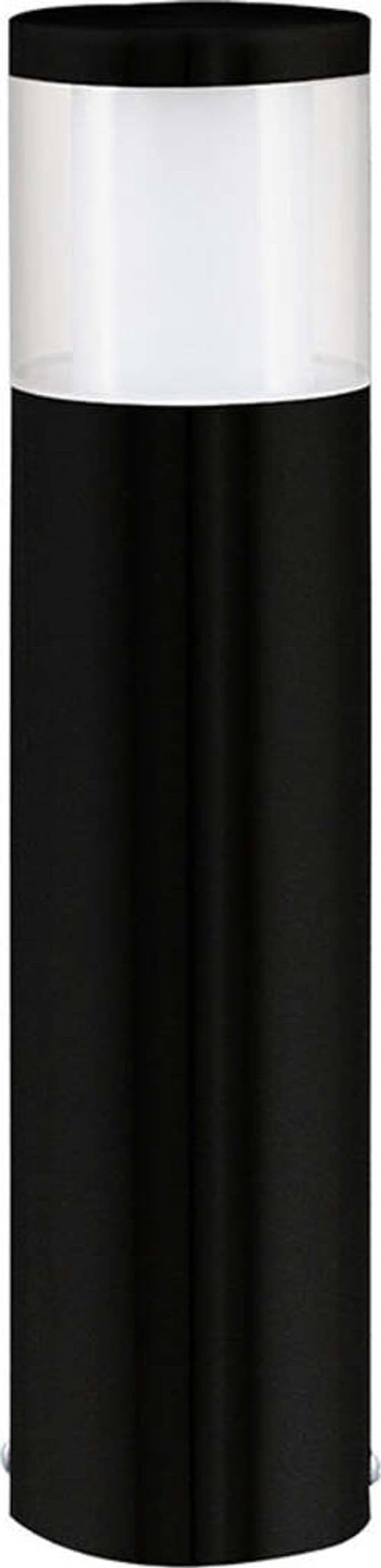 Piantana-Contemporanea-Da-Esterno-Basalgo-Z-1-Luce-Acciaio-Inox-Nero