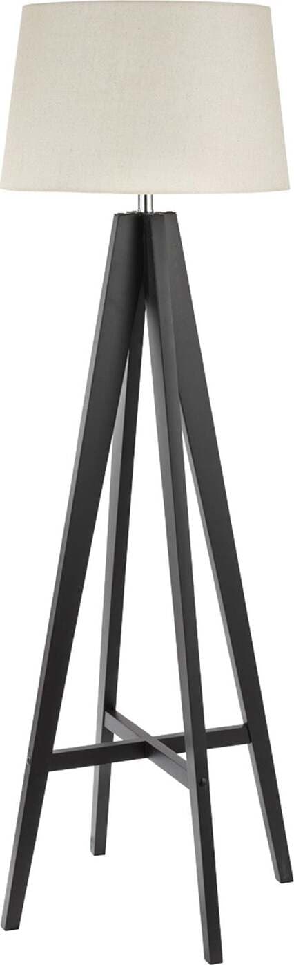 Piantana-Contemporaneo-Easel-Legno-Marrone-Tessuto-1-Luce-E27
