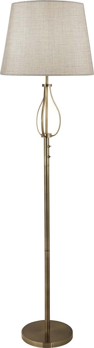 Piantana-Contemporaneo-Las-Vegas-Acciaio-Ottone-Tessuto-Bianco-1-Luce-E27
