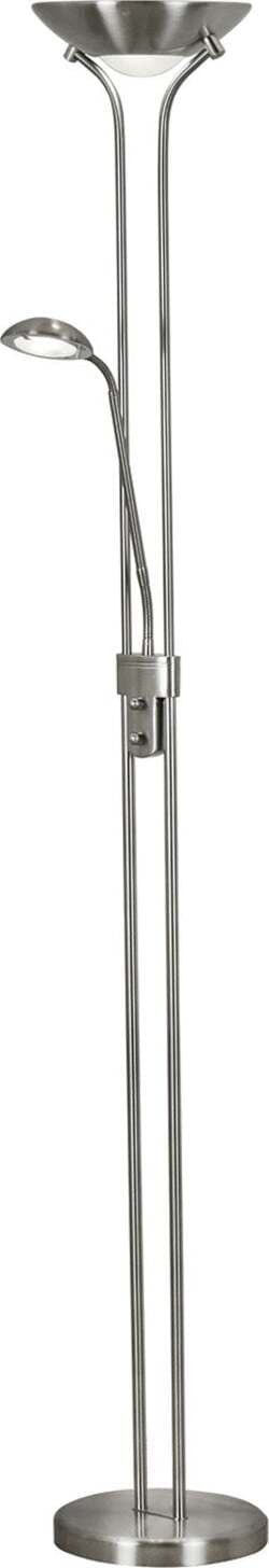 Piantana-Contemporaneo-Mother-Child-Acciaio-Argento-Vetro-Led-15,41W-3000K