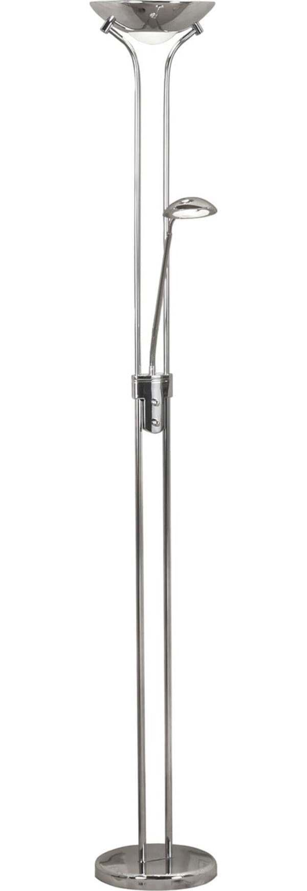 Piantana-Contemporaneo-Mother-Child-Acciaio-Cromo-Vetro-Led-15,41W-3000K