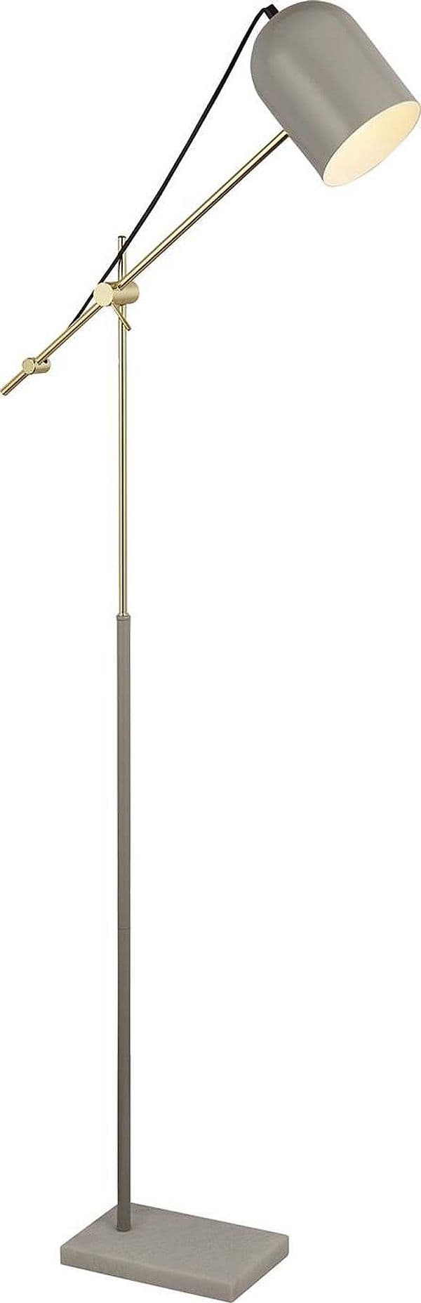 Piantana-Contemporaneo-Odissea-Acciaio-Grigio-Oro-1-Luce-E27