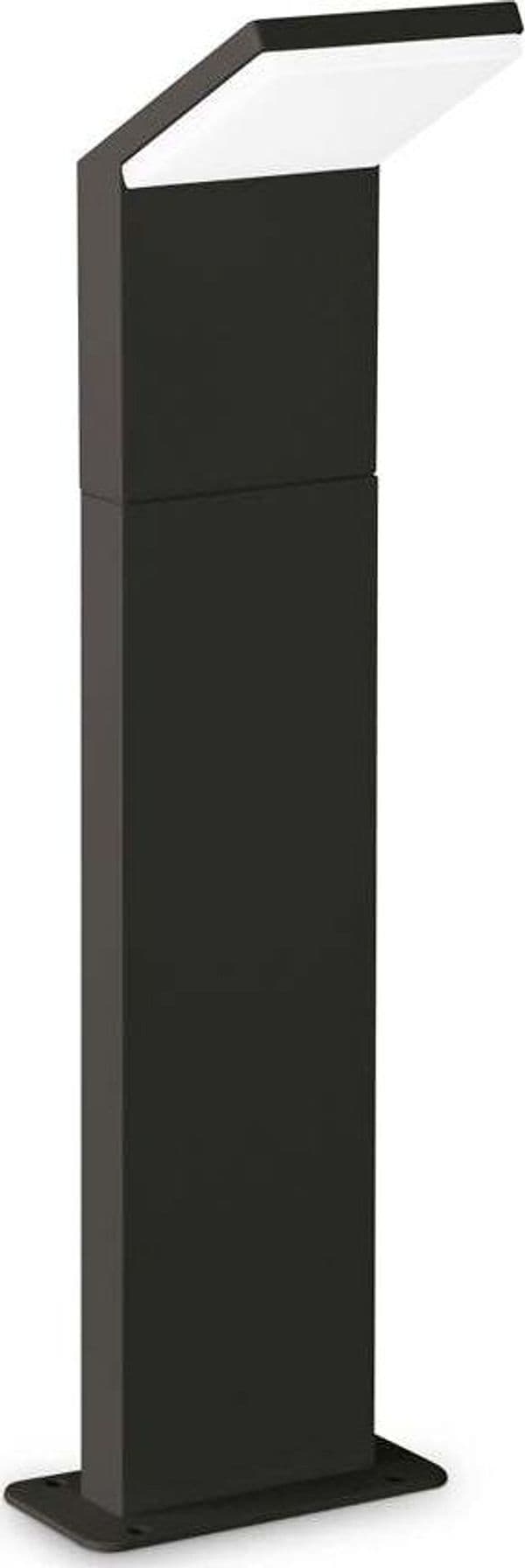 Piantana-Da-Terra-Contemporaneo-Style-Alluminio-Nero-Led-9W-4000K-Ip54