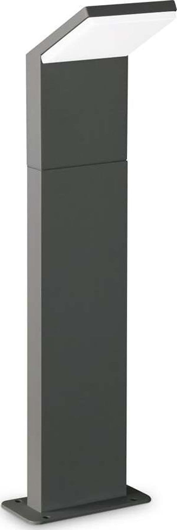 Piantana-Da-Terra-Moderna-Style-Alluminio-Grigio-Led-9W-4000K-Ip54