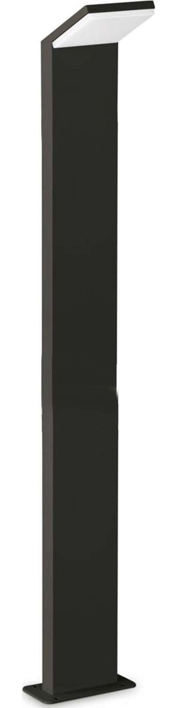 Piantana-Da-Terra-Moderna-Style-Alluminio-Nero-Led-9W-3000K-Ip54